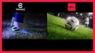 UFL VS EFOOTBALL 2022 Trailer | Graphics Comparison | Unreal Engine