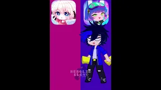 Aphmau and friends ||Gacha life vs Gacha Club|| ||#gachaclub #aphmau #shorts #gachalife