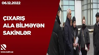 Çıxarış ala bilməyən sakinlər