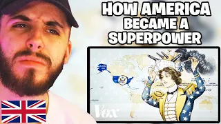 Brit Reacts to How America became a superpower