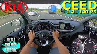 2019 Kia Ceed 1.4 T-GDI Platinum 140 PS TOP SPEED AUTOBAHN DRIVE POV