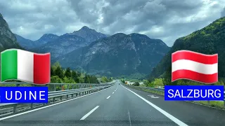 Driving from Udine ( Italy )  to Salzburg ( Austria )