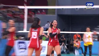 Jules Samonte wins set 1 for PLDT | 2023 PVL All-Filipino Conference