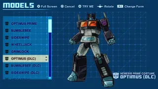 Transformers: Devastation All Characters/Autobots (Including DLC) [PS3]