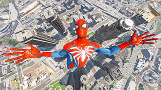 GTA 5 SPIDERMAN Ragdolls Compilation Episode 20 (Euphoria Physics Showcase)