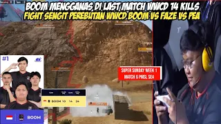 BOOM ESPORTS WWCD 14 KILLS BABAT HABIS FAZE & PEA | PONBIT & YUMMY ON FIRE - MATCH 6 SUPER SUNDAY