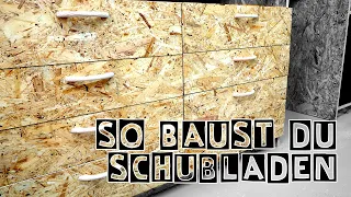 Kappsägenstation für die Kappsäge | Teil 2 - So baust du Schubladen  | DIY | Let's Pfusch