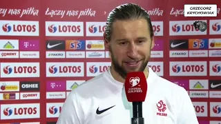 Wywiad z Grzegorzem Krychowiakiem - Krycha szczęśliwy po meczu Polska-Szwecja 29.03.2022