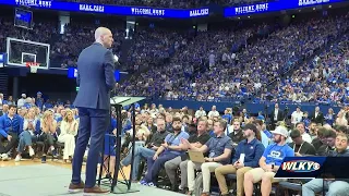 UK holds open to public press conference introducing new Coach Mark Pope