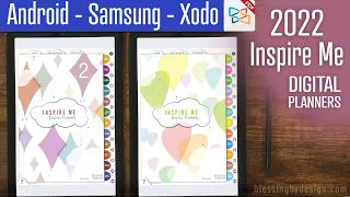 2022 Digital Planners - Inspire Me | Samsung Galaxy | Xodo