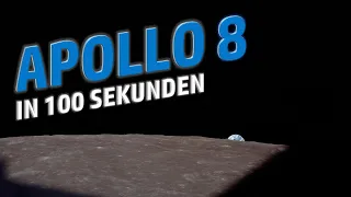 Die Apollo 8 Mission in 100 Sekunden erklärt | Mondgeflüster Doku deutsch