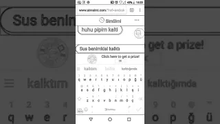 Simsimi ile küfür yarışı