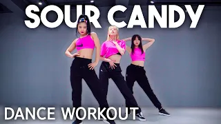 [Dance Workout] Lady Gaga, BLACKPINK - Sour Candy | MYLEE Cardio Dance Workout, Dance Fitness