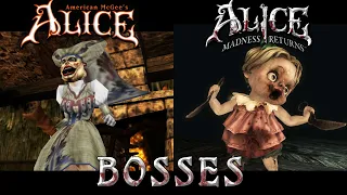 The Bosses of Alice: Madness Returns & American McGee's Alice