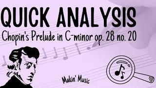 QUICK ANALYSIS - Chopin Prelude in C-minor (op. 28 no 20)