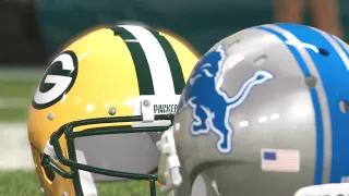 Madden NFL 21 - Detroit All-Time Lions Vs Green Bay All-Time Packers Full Game PS4 Gameplay