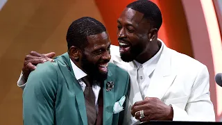 Dwyane Wade Brings His Dad on Stage to End Speech: "We in the Hall of Fame Dawg!"