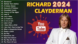 Richard Clayderman Greatest Hits Full Album  🎹 RICHARD CLAYDERMAN Top 20 Relaxing Piano Music 2024