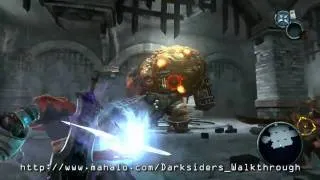 Darksiders Walkthrough - Twilight Cathedral Sub-Boss Fight: The Jailer