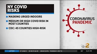 Most New York communities now considered high risk for COVID-19