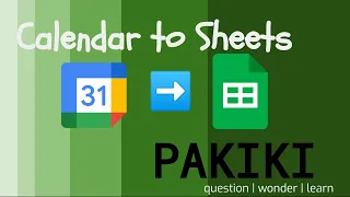 How to Export a Google Calendar to Google Sheets