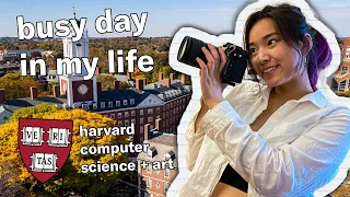 a *BUSY* day in my life as a Harvard computer science + art student