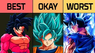 All 40 Super Saiyan TRANSFORMATIONS Ranked From WORST To BEST