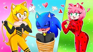 Superhero Sonic Falling Into Amy's Love Trap | Sad Story Love | Sonic The Hedgehog 2 Animation