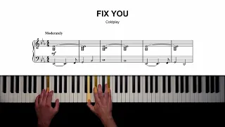 Coldplay - Fix You | Piano Tutorial + Sheet Music