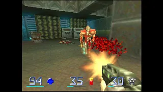 Quake II for N64 - gameplay using a mouse