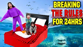 LETTING OUR KIDS BREAK THE RULES FOR 24 HOURS!! (bad idea!) | Familia Diamond