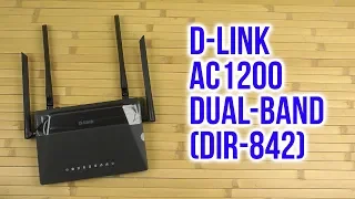 Распаковка D-Link AC1200 Dual-Band DIR-842