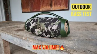 jbl boombox 3 outdoor bass test max volume!!🔥🔥