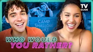 HSMTMTS Cast Plays Would You Rather: Camp Edition | Joshua Bassett, Sofia Wylie, Matt Cornett