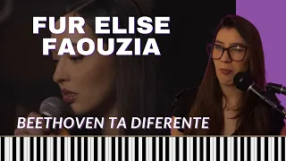 REACTEACHING com FAOUZIA - Fur Elise Live - Prof de Piano