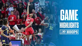 Michigan at Rutgers | Highlights | Big Ten Men's Basketball | Feb. 29, 2024