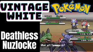 Hardest Gen 5 ROM Hack?! Can I beat Pokemon Vintage White Hardcore+ Nuzlocke with 1 Death=Reset