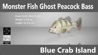 Fishing Planet, Monster Fish Mission, Ghost Peacock Bass, Blue Crab Island