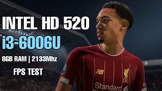 FIFA 21 on i3 6006U ,8gb ram ,INTEL HD 520 ,Fps Test.