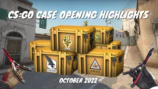 October 2022 CS:GO Case Opening Highlights
