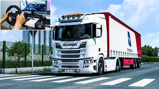 Euro Truck Simulator 2 - Driving Scania  | PXN V10 Steering Wheel