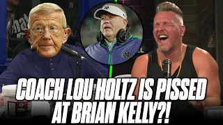 Coach Lou Holtz Talks Manti Teo, Brian Kelly Not Returning His Letters On The Pat McAfee Show