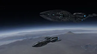 Andorian Kumari Cruisers Flyby