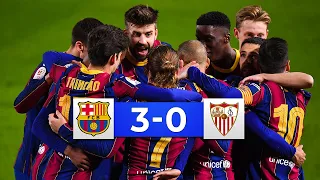 COMEBACK COMPLETED! Barcelona vs Sevilla 3-0 - All Goals & Highlights 2021