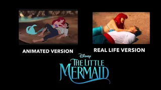 The Little Mermaid Comparison (Animated Version vs Real Life Version)