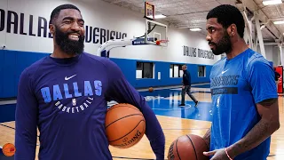 Kyrie Irving & ShamGod go at it BEFORE an NBA game !