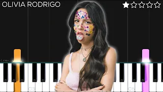 Olivia Rodrigo - good 4 u | EASY Piano Tutorial