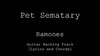Ramones - Pet Sematary - Guitar Backing Track