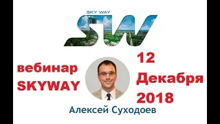 12.12.2018г. Вебинар SKYWAY по Средам. Всё самое актуальное и интересное в мире SkyWay.