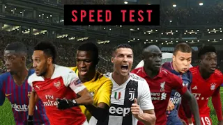 PES 2020 Mobile | Speed Test | Who's the fastest player PES 20|